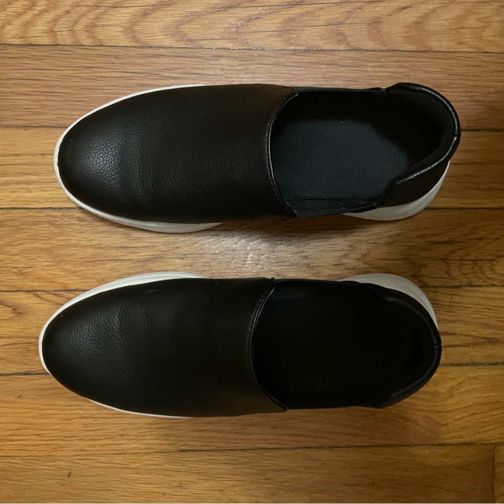 Black loafers